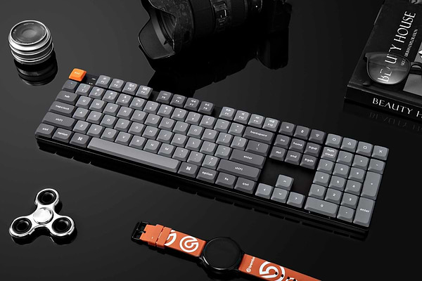 Фото - Клавиатура беспроводная Keychron K5 Max 104Key Gateron MX 2.0 Red WL/BT/USB-A (K5M-H1-UA)