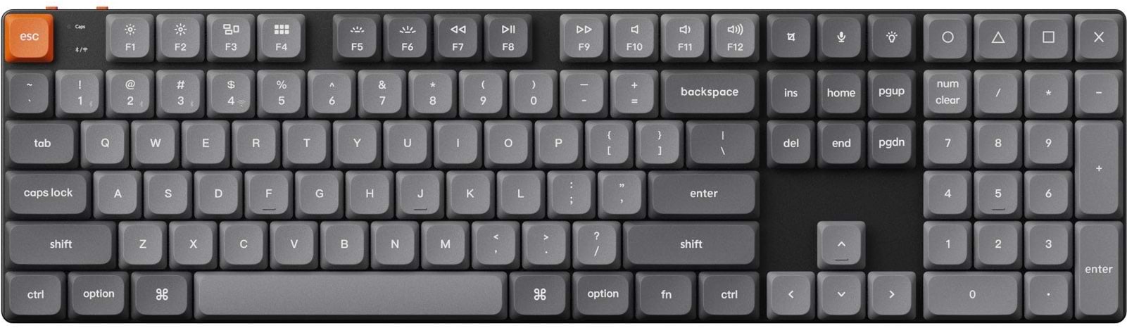 Клавиатура беспроводная Keychron K5 Max 104Key Gateron MX 2.0 Red WL/BT/USB-A (K5M-B1-UA) - Фото 1