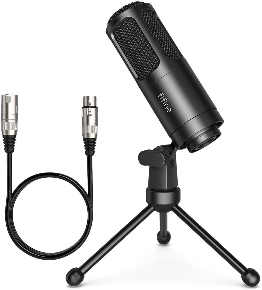 Микрофон для компьютера проводной Fifine K669D XLR