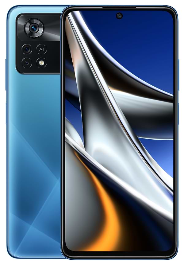 Фото - Смартфон Poco X4 Pro 5G 8/256Gb Laser Blue (2201116PG)