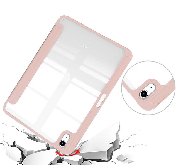 Фото - Чохол для планшета Becover Soft Edge с креплением Apple Pencil для Apple iPad 10.9" (2022/2024)/iPad (А16) 2025 11" Rose Gold (709186)