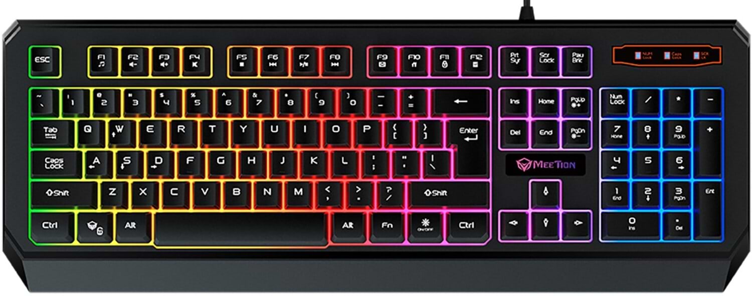 Купити Клавіатура дротова ігрова Meetion MT-K9320-A-RUA - Фото 1 Клавіатура дротова ігрова Meetion MT-K9320-A-RUA - Фото 1