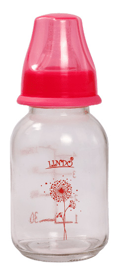 Пляшка для годування Lindo 125 мл (Рk 0970 роз)