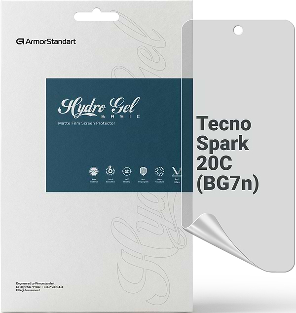 Фото - Захисна плівка для смартфону Armorstandart Matte for Tecno Spark 20C (BG7n) (ARM73606)