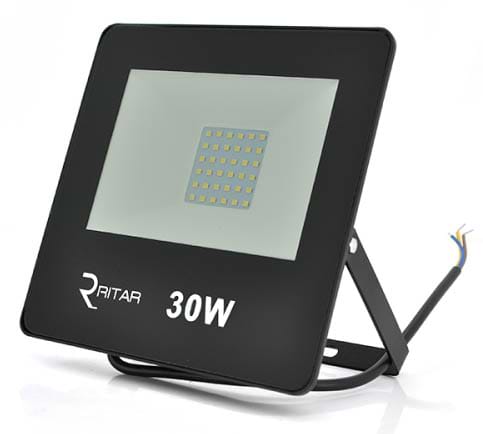 Світлодіодний прожектор Ritar SLIM RT-FLOOD30A Black (2939)