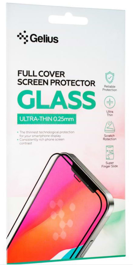 Фото - Захисне скло для смартфону Gelius Full Cover Ultra-Thin 0.25mm for Motorola G14/G32/G54/G73 Black (95986)
