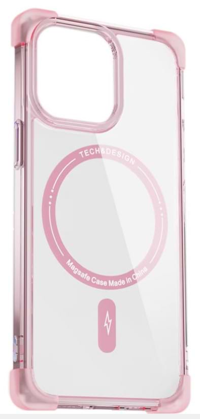 Чохол для смартфону Gelius Proof Special MagSafe for iPhone 16 Pro Max Transparent Pink - Фото 1