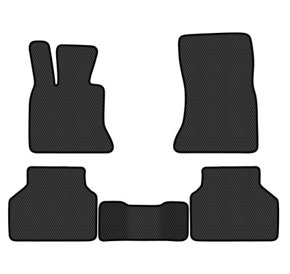 EVA коврики в салон авто EVAtech для 5 Series Gran Turismo (F07) Restyling BMW 2013-2017 6 поколение Liftback EU (BM43150C5RBB)