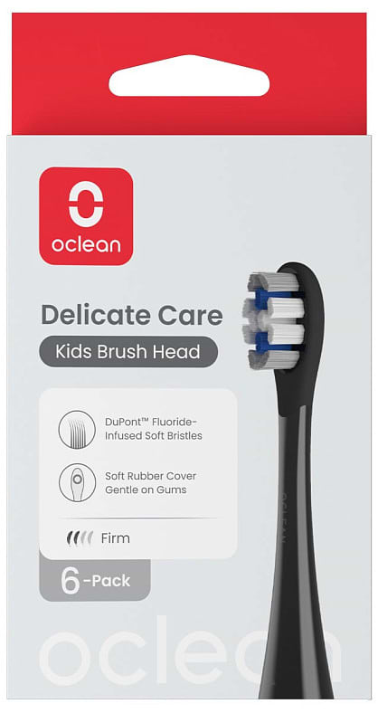 Фото - Насадка для зубной щетки Oclean X Kids P3K8 Black 2 шт. (6970810557398)