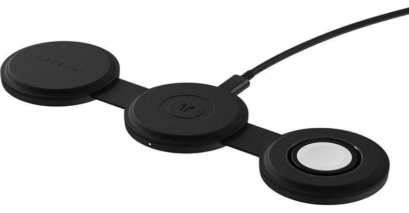 Бездротовий зарядний пристрій Satechi OntheGo 3 в 1 Wireless Charger Black (ST-QTG31K)