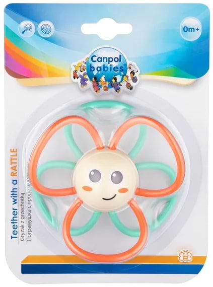Фото - Прорезыватель Canpol babies с погремушкой ПОДСОЛНЕЧНИК (5/203)