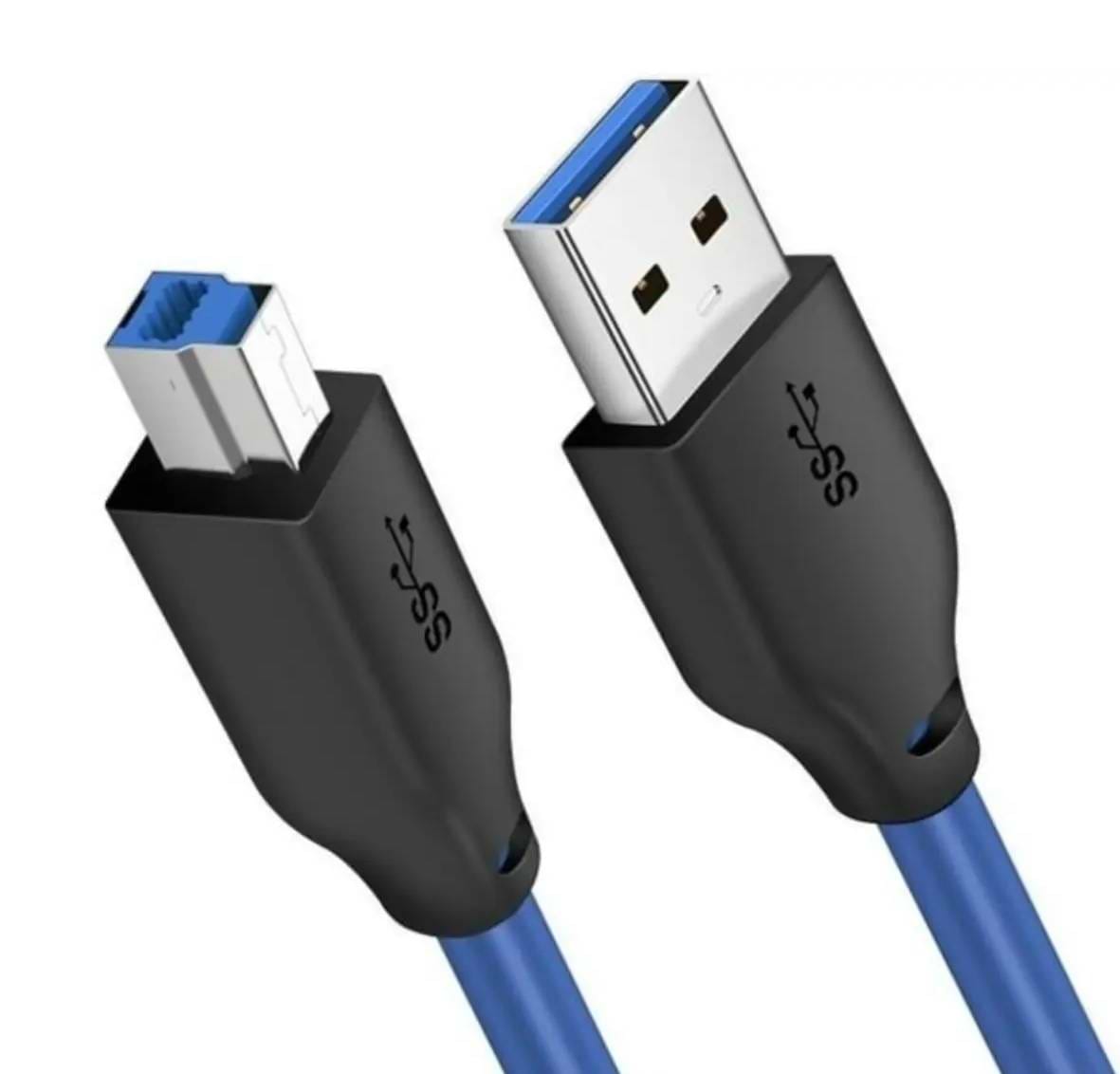 Кабель USB type A - USB type B Cabletime USB - USB Type-B (M/M) 3m Black (CA12N) - Фото 1