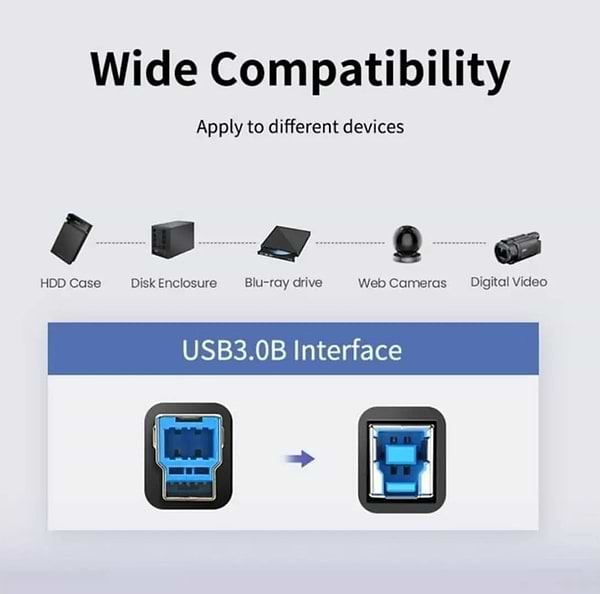 Фото - Кабель USB type A - USB type B Cabletime USB - USB Type-B (M/M) 3m Black (CA12N)