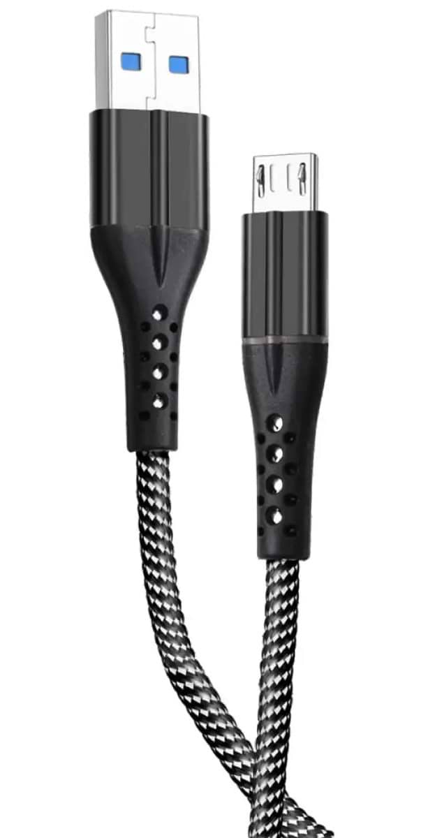 Кабель синхронизации данных Grunhelm Micro USB 1 м (GMC-02MLB)