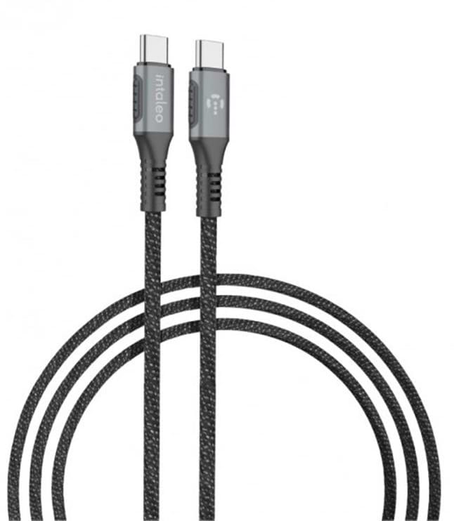 Кабель Intaleo CBGPD100WTT2 USB Type-C-USB Type-C 2м 100W Grey (1283126559570)
