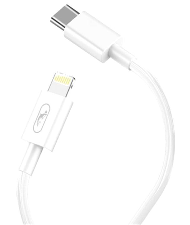Кабель синхронізації даних SkyDolphin S57L PD 18W USB Type C - Lightning 1m White (USB-000545)