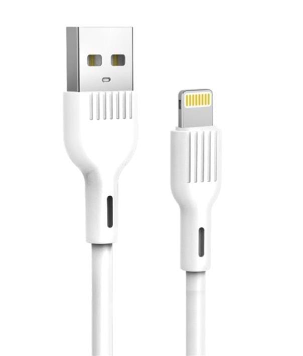 Кабель синхронізації даних SkyDolphin S03L USB - Lightning 1m White (USB-000417)