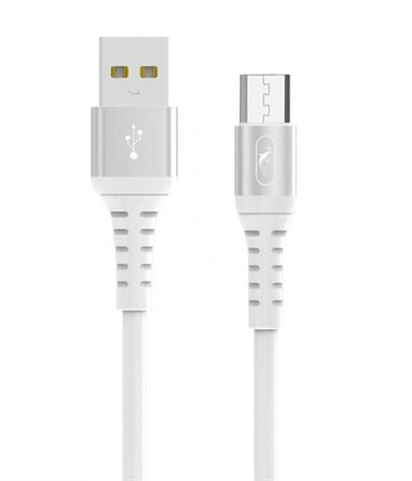 Кабель синхронізації даних SkyDolphin S05V TPE Frost Line USB - microUSB 1m White (USB-000552)