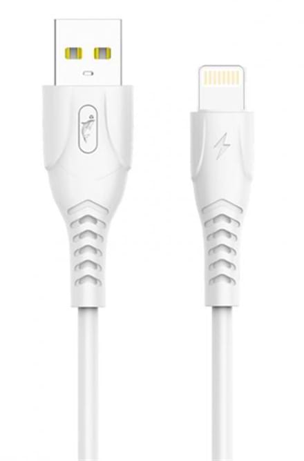 Кабель синхронізації даних SkyDolphin S08L USB - Lightning 1m White (USB-000560)