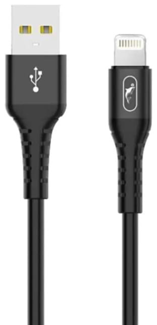 Кабель синхронізації даних SkyDolphin S05L TPE Frost Line USB - Lightning 1 м Black (USB-000549)