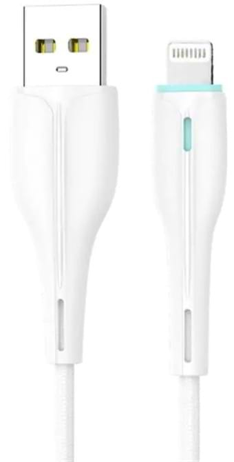 Кабель синхронізації даних SkyDolphin S48L USB - Lightning 1 м White (USB-000423)