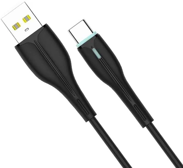 Фото - Кабель синхронизации данных SkyDolphin S48T USB - Type-C 1m Black (USB-000424)