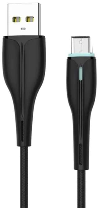 Кабель синхронізації даних SkyDolphin S48V USB - microUSB 1m Black (USB-000426)
