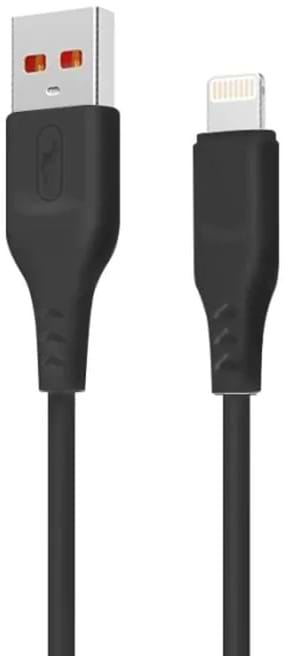 Кабель синхронізації даних SkyDolphin S61L USB - Lightning 1 м Black (USB-000573)