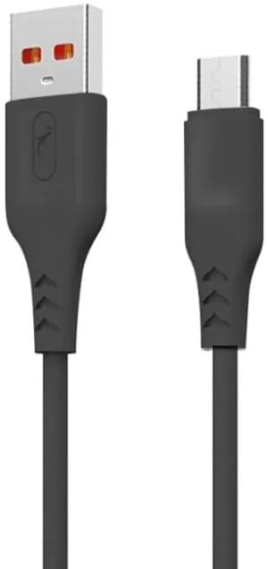 Кабель синхронізації даних SkyDolphin S61V USB - мicroUSB 1 м Black (USB-000448) - Фото 1