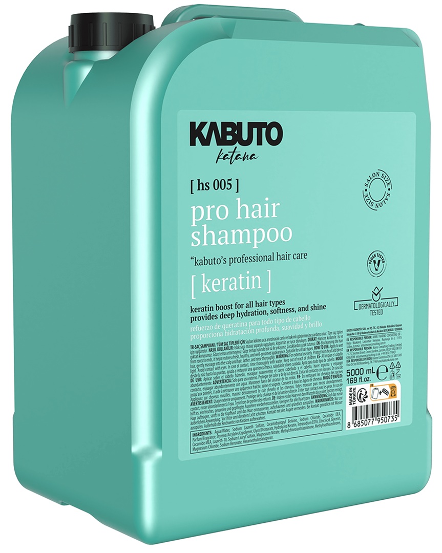 Шампунь чоловічий Kabuto Katana Salon Size Hair Shampoo Keratin 5000 ml (8685077950735)