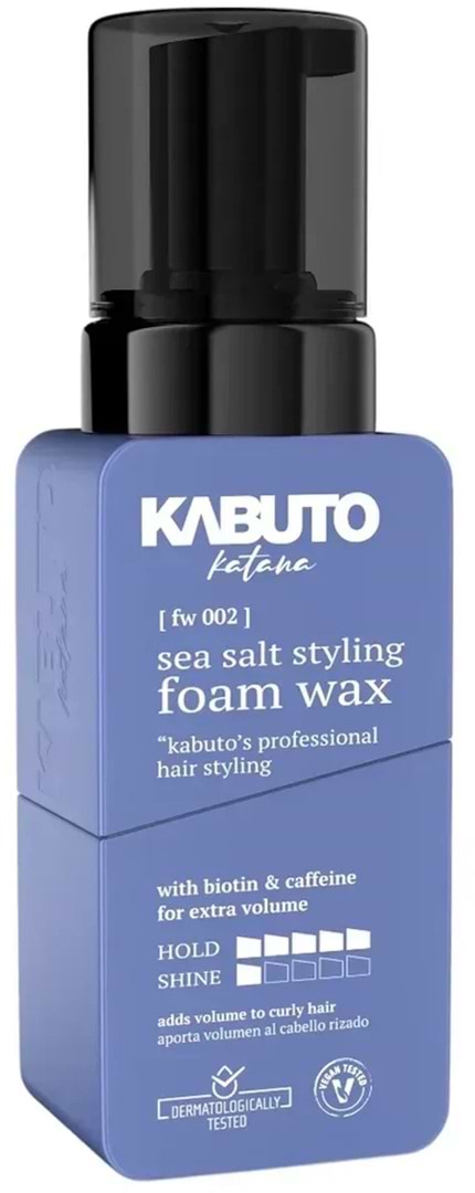 Пенка для укладки волос Kabuto Katana Hair Styling Sea Salt Foam Wax 250 ml (8685077950711)
