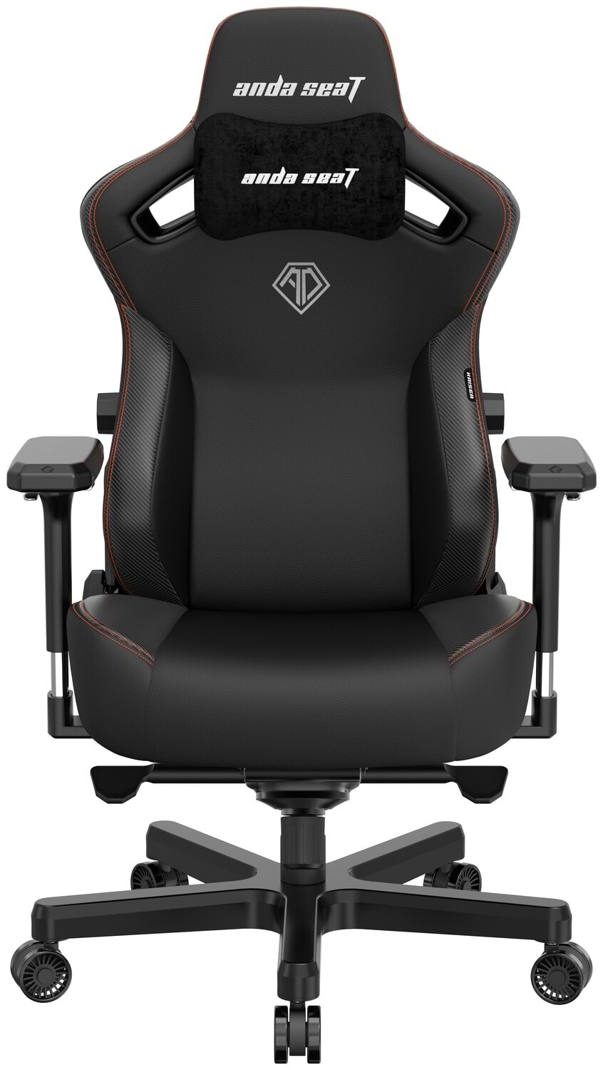 Кресло для геймеров Anda Seat Kaiser 3 Size L Black (AD12YDC-L-01-B-PV/C) - Фото 1