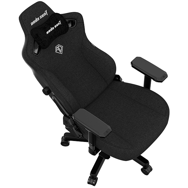 Фото - Кресло для геймеров Anda Seat Kaiser 3 Size L Black Fabric (AD12YDC-L-01-B-CF)