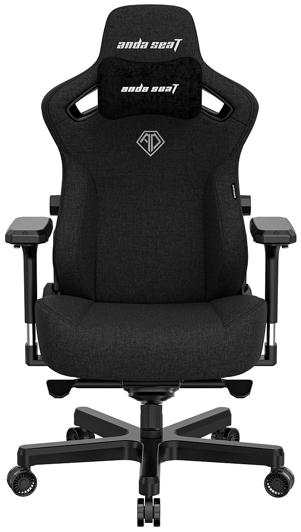 Фото - Кресло для геймеров Anda Seat Kaiser 3 Size L Black Fabric (AD12YDC-L-01-B-CF)