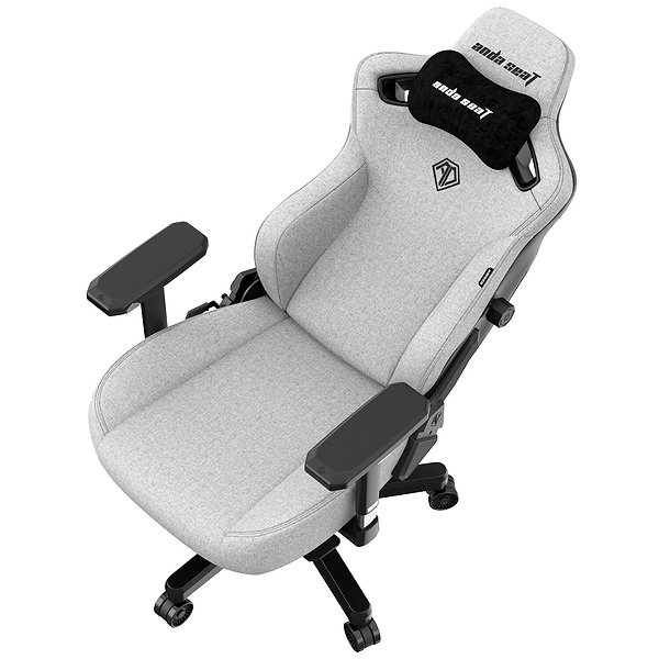 Фото - Крісло для геймерів Anda Seat Kaiser 3 Size L Grey Fabric (AD12YDC-L-01-G-PV/F)