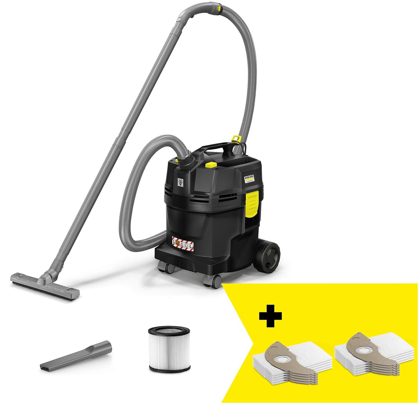 Пылесос моющий с контейнером Karcher Go!Further NT 22/1 Ap L Re!Plast (1.378-627.0)