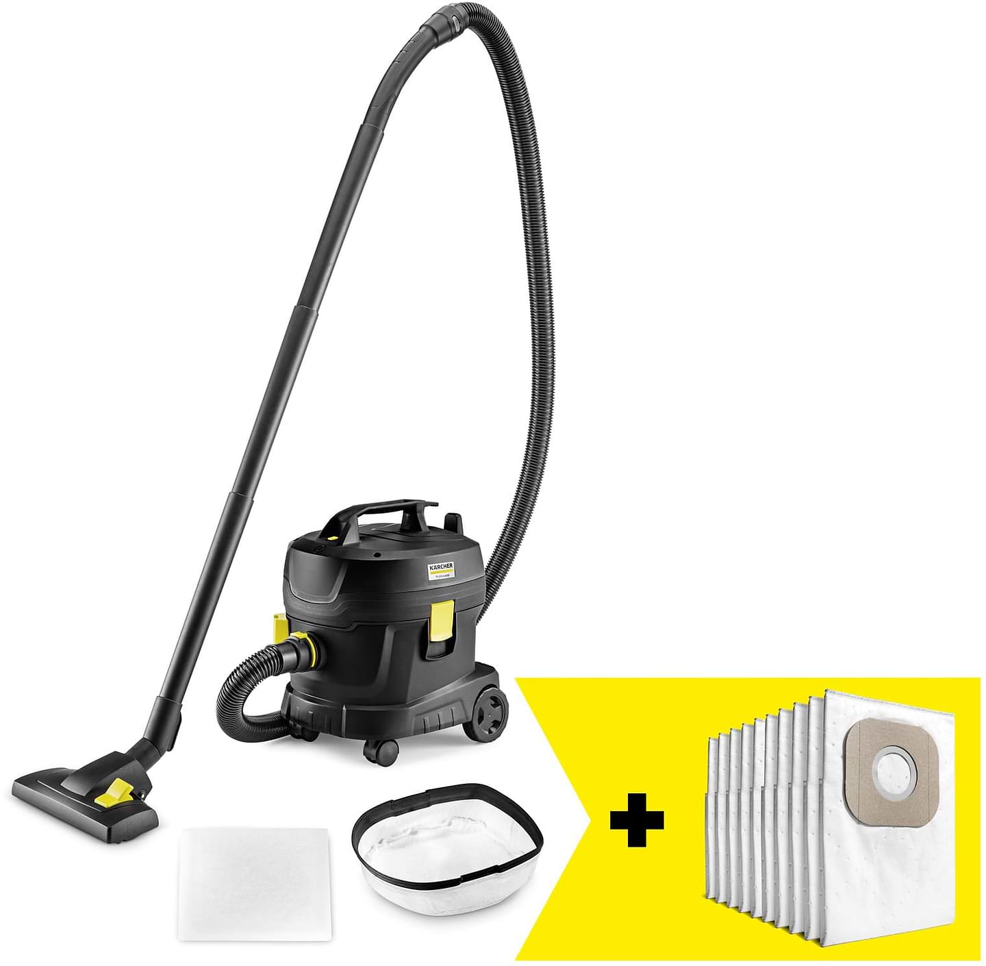 Пилосос для сухого прибирання з мішком Karcher Go!Further T 11/1 Classic Adv Re!Plast (1.527-222.0)