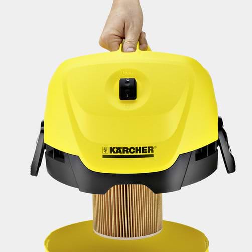 Фото - Пылесос для сухой уборки с мешком Karcher WD 3 (1.629-821.0)