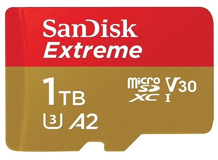 Карта пам'яті SanDisk Extreme microSDXC 1TB + SD Adapter (SDSQXAV-1T00-GN6MA)
