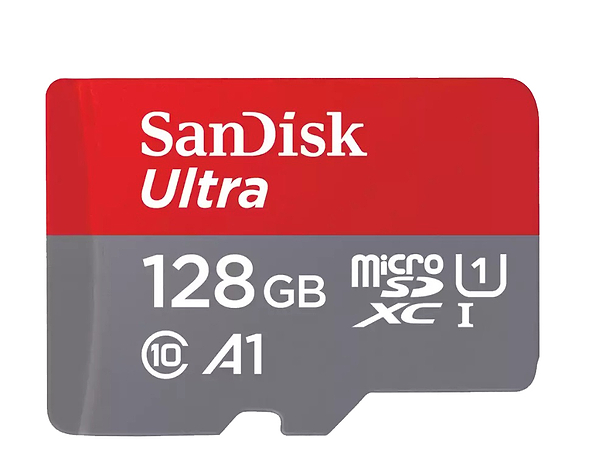 Фото - Карта памяти SanDisk Ultra microSDXC 128GB + SD Adapter (SDSQUAB-128G-GN6MA)