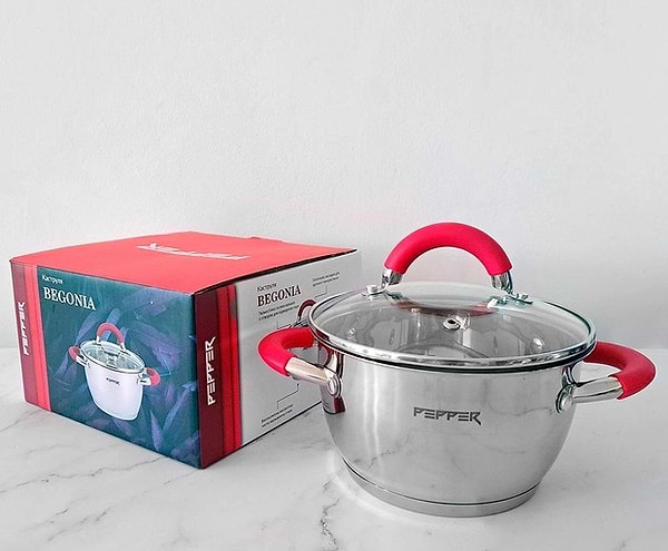 Фото - Каструля Pepper Begonia 22 см 4.4 л (PR-1111-22)