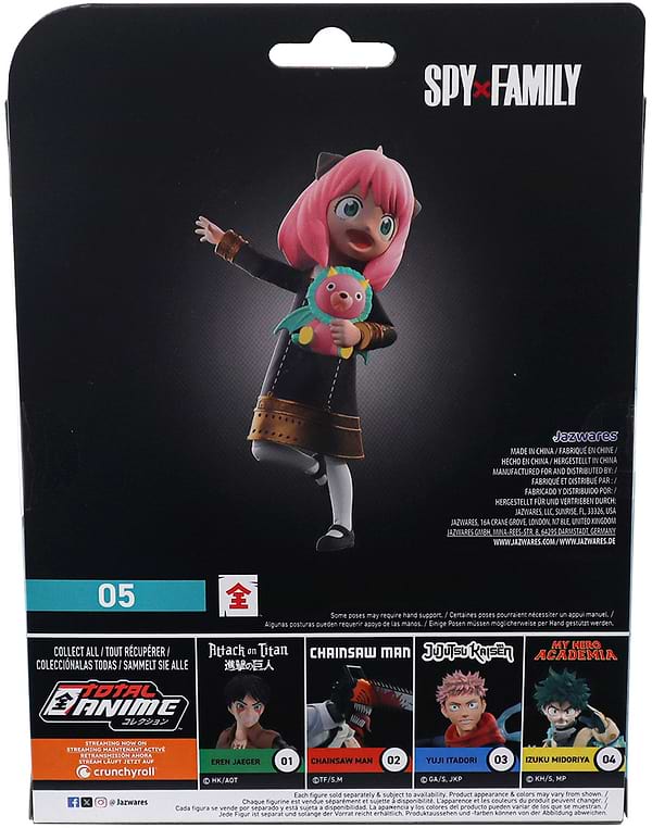 Фото - Колекційна фігурка Total Anime серії Сім'я шпигуна W1 - АНЯ (з аксесуарів) (KAZ0005-W1)