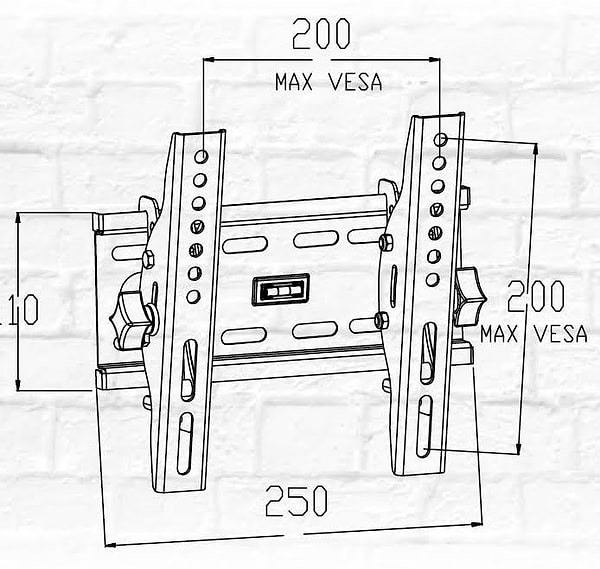 Фото - Кріплення для телевізора AVATech 13b61m