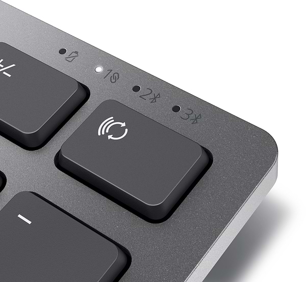 Фото - Клавіатура бездротова Dell Multi-Device Wireless Keyboard KB700 QWERTY (580-AKPQ)