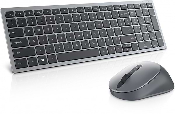 Фото - Клавиатура беспроводная Dell Compact Multi-Device Wireless Keyboard - KB740 - Russian(QWERTY) (580-AKOZ)