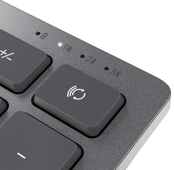 Фото - Клавиатура беспроводная Dell Compact Multi-Device Wireless Keyboard - KB740 - Russian(QWERTY) (580-AKOZ)