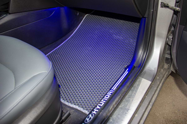 Фото - EVA килимки в салон авто передні EVAtech для Elantra (AD) Hyundai 2015-2020 6 покоління Sedan USA HY1478AB2KH3RGB