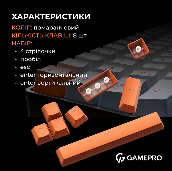 Фото - Додаткові змінні клавіші для клавіатури GamePro KC08