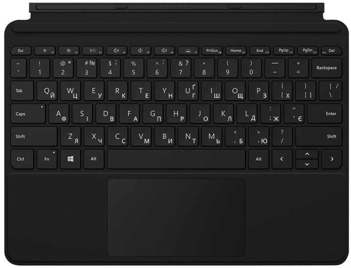 Клавиатура беспроводная Microsoft для Surface Go 4 Type Cover, UKR/ENG Black (KCN-00023) - Фото 1