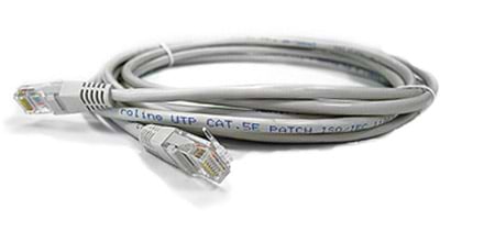 Кабель патч-корд Kingda RJ45 UTP 5e 24AWG CU 3m Gray (KD-PAUT3300GY)